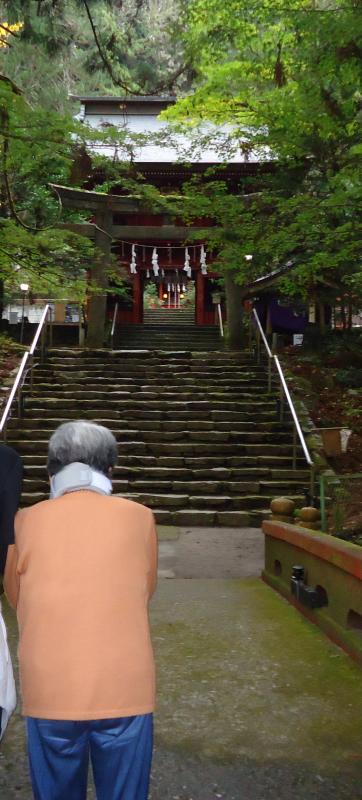 お参りで心が和むそうです♪